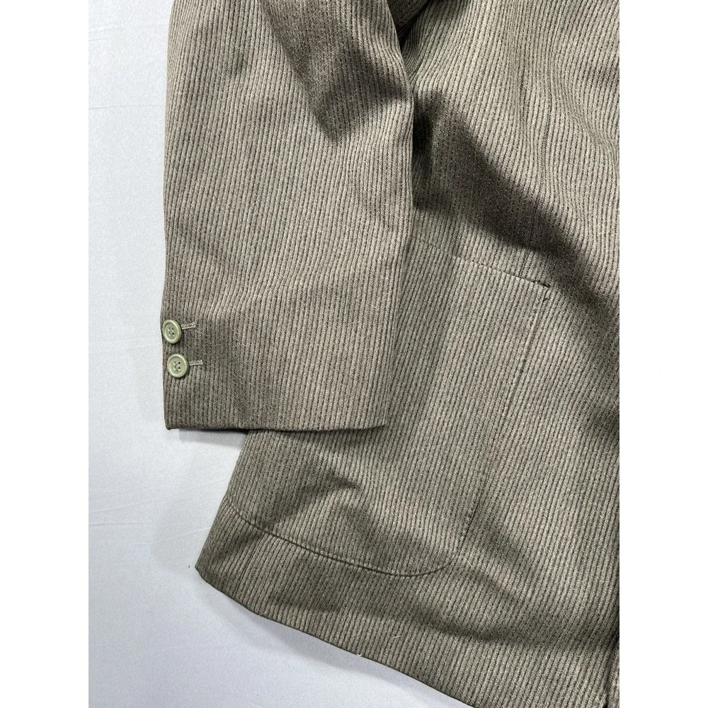 Giorgio Valentini 100% Wool Blazer Made In Italy Size 40R Light Gray‎